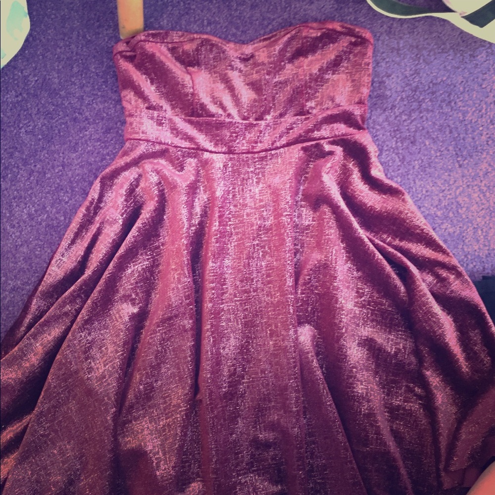 Free people crushed velvet shimmery mini dress