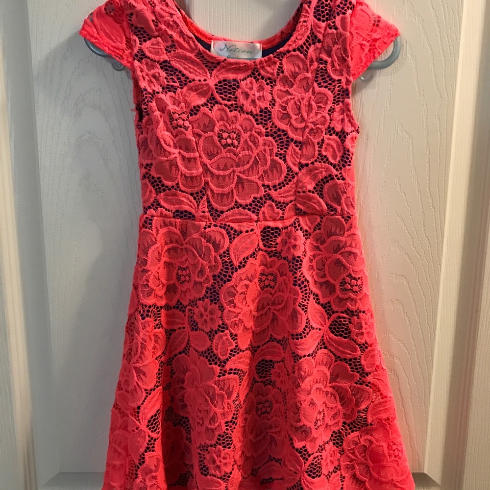Lace overlay dress size 2 little girls