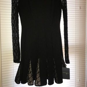Black long sleeve dress