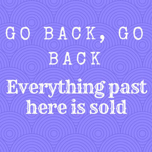 Everything past here is sold