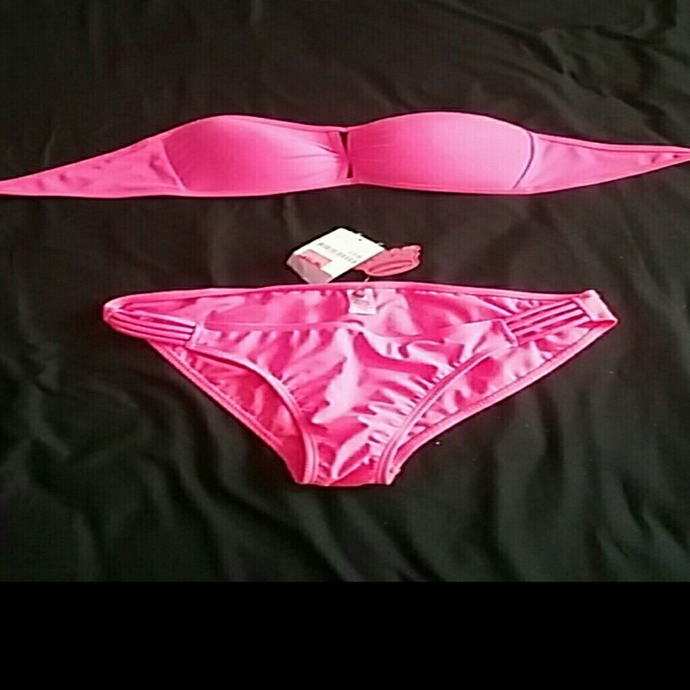Pink swimwear