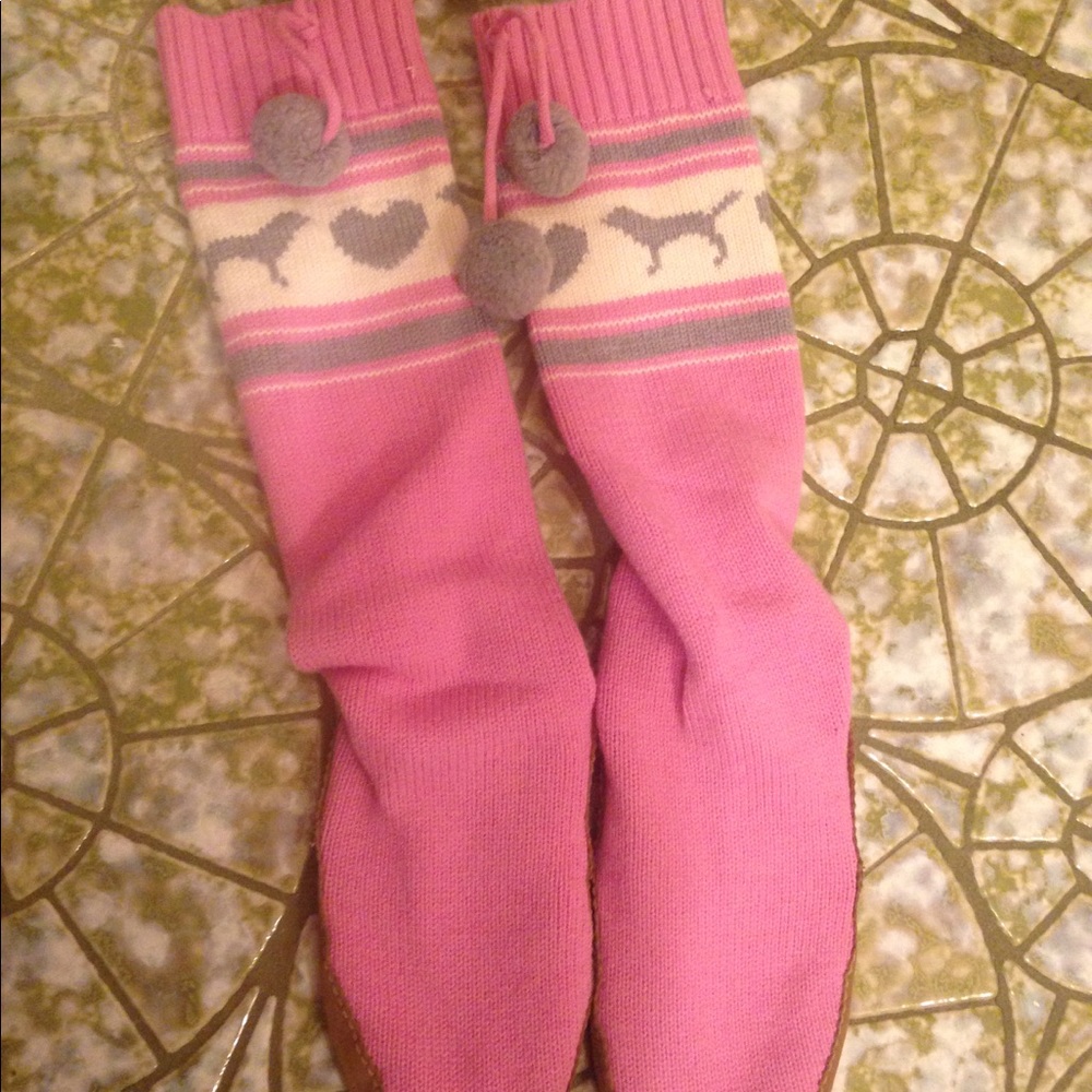 🚫SOLD🚫 VS Pink slipper boots