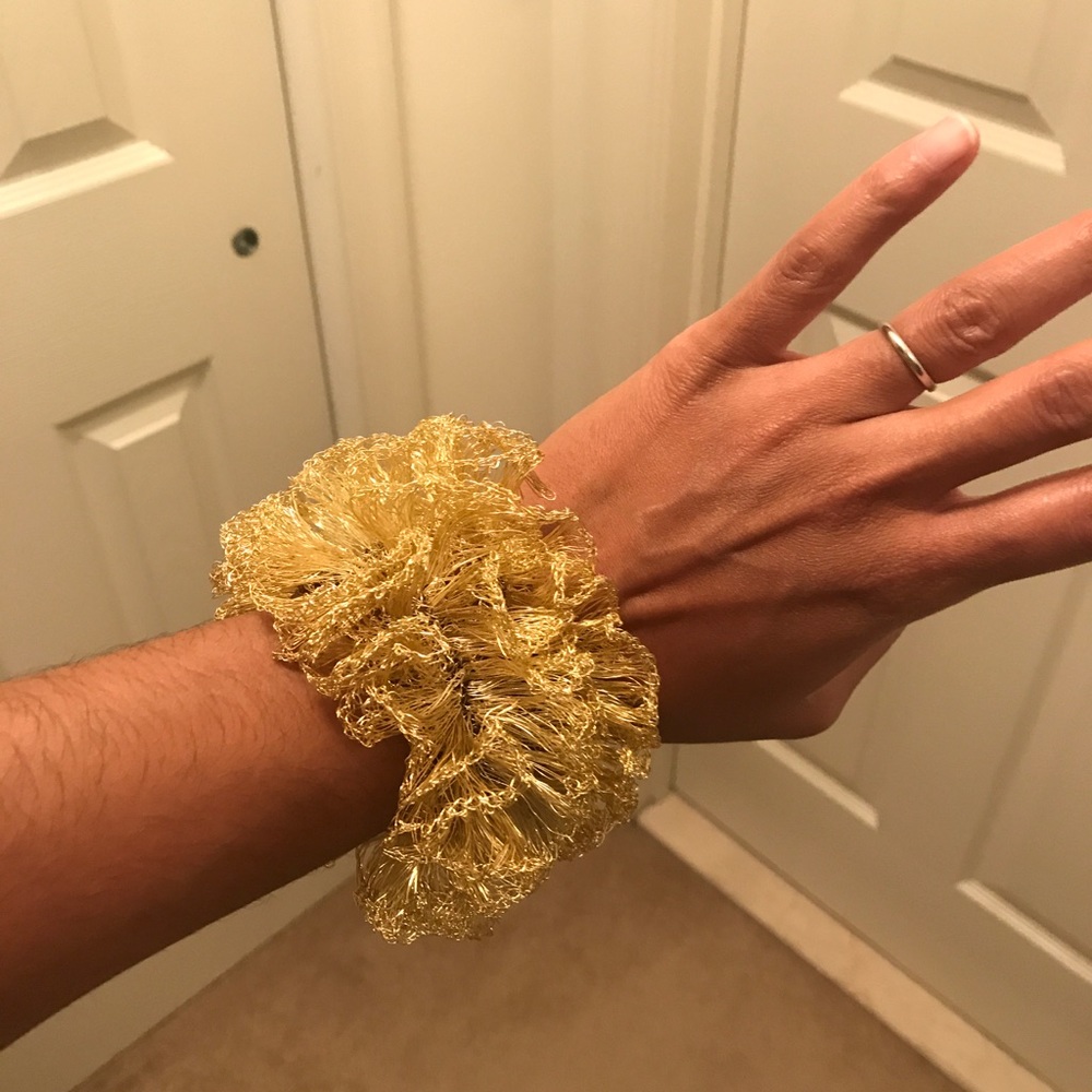 Gold Plated Magnetic Closure Bracelet