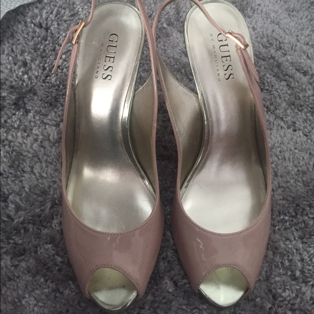 guess pink shoes
