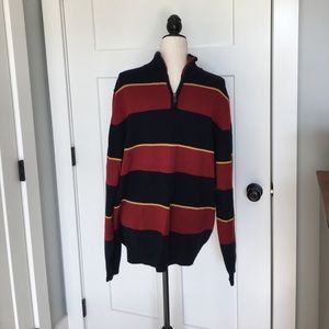 346 Brooks Brothers lambswool half zip XL EUC