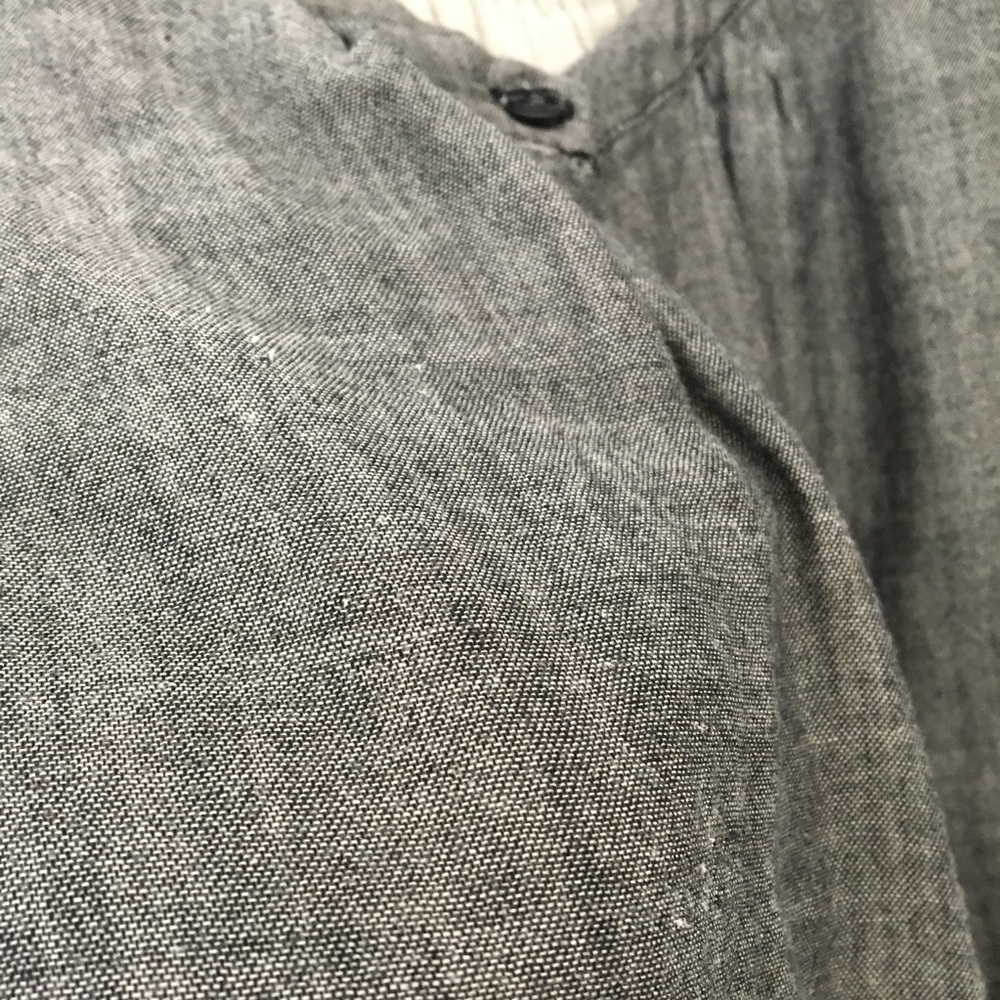 Converse Gray Button Down Dress Small - image 7