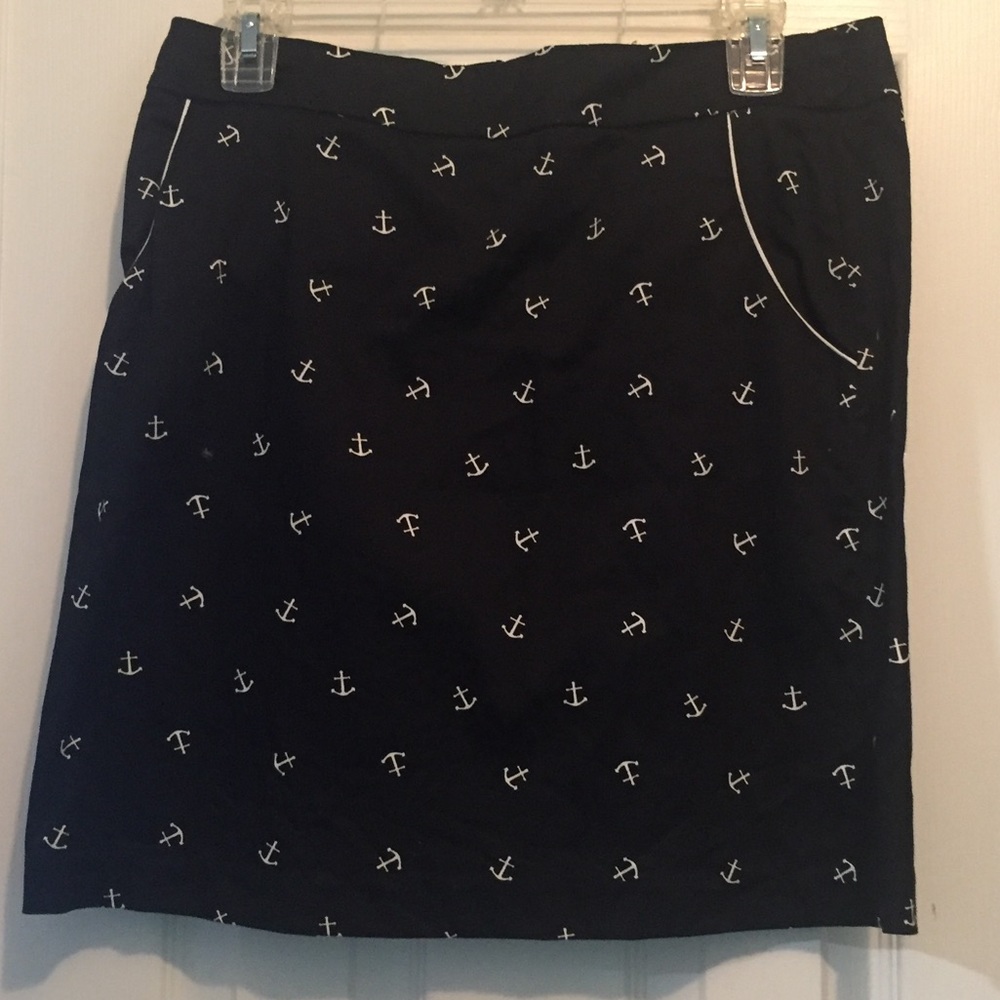Darjoni anchor print skirt