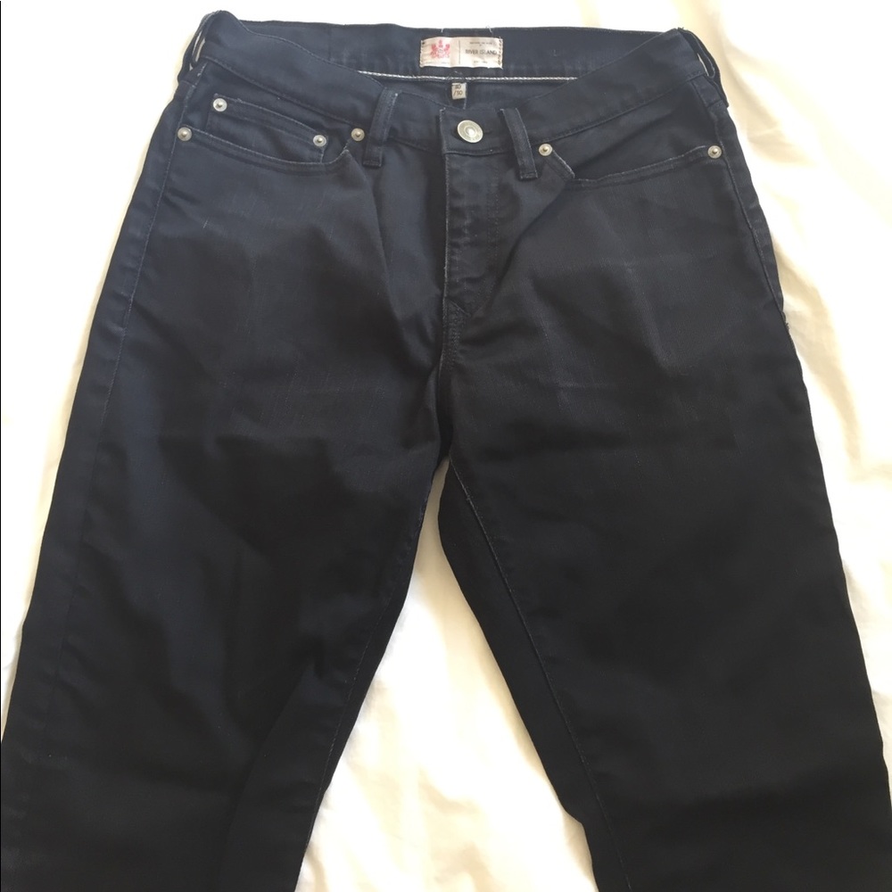 Men’s River Island Black Skinny Jeans 30/30