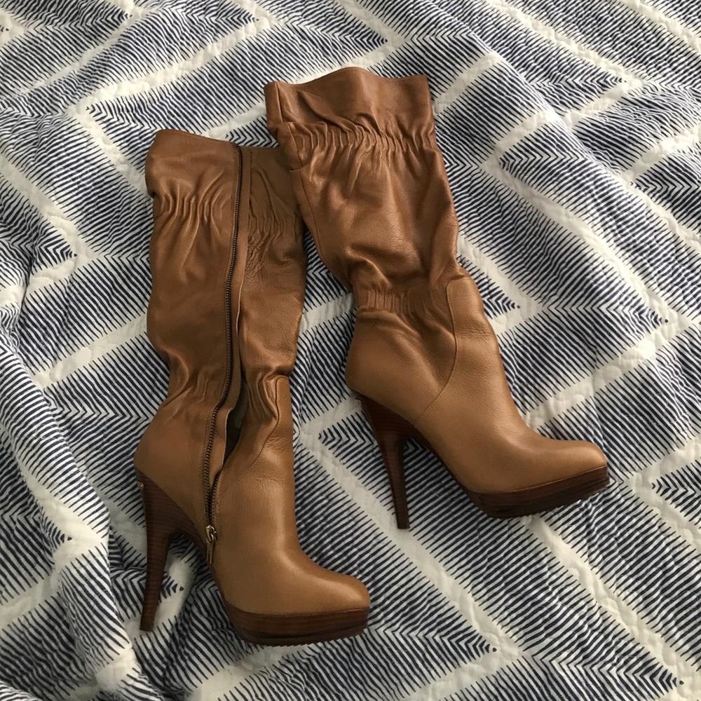 Michael Kors camel boots. Size 7.5 worn once