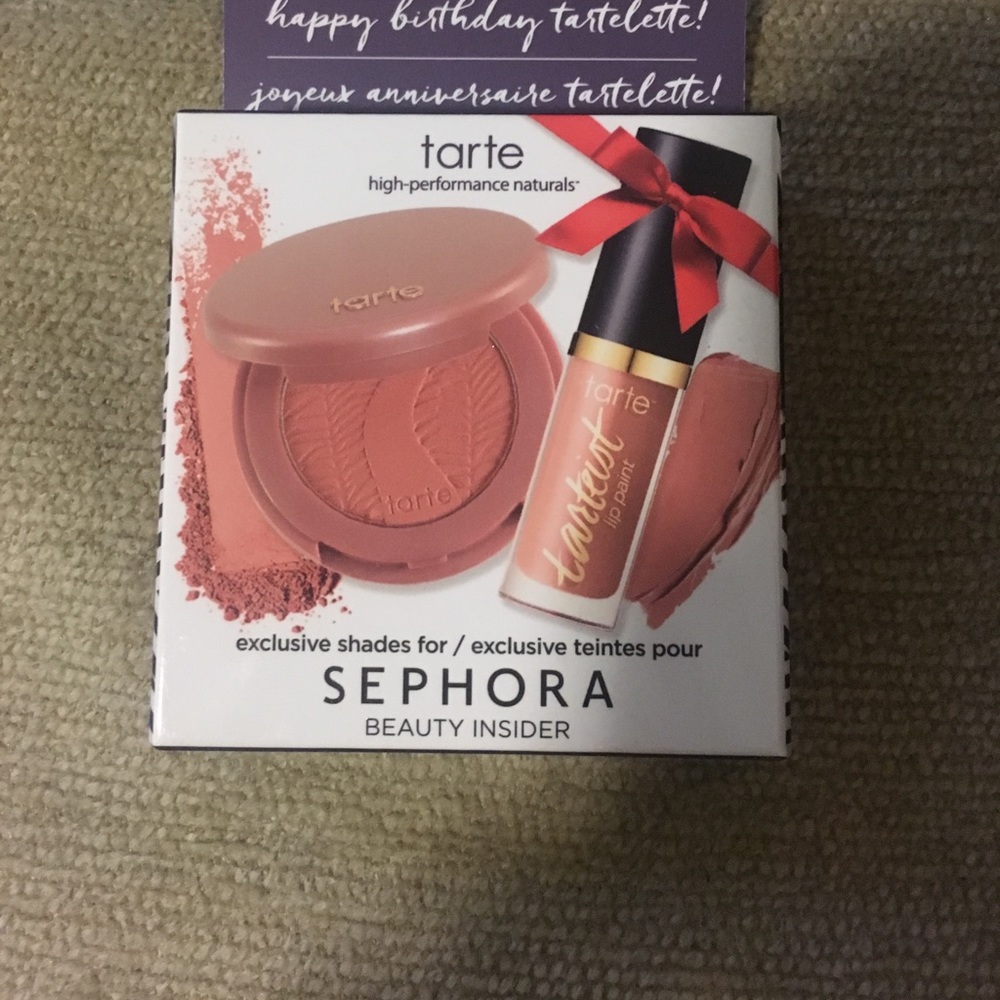 🆕🆕🎀Tarte travel sized blush lip lip paint