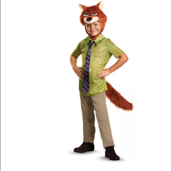 Disney Zootopia Nick Wilde Fox Child Boy Costume - Picture 1 of 2