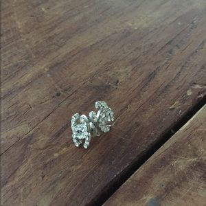 Diamond studded earrings