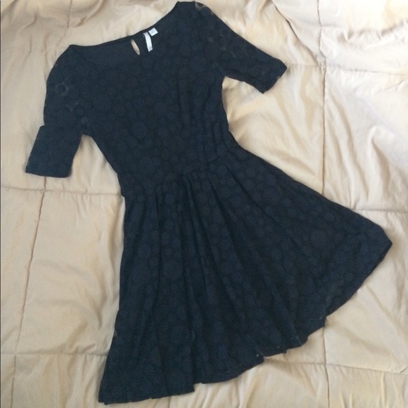 Cute Black Polka Dot Dress - Picture 1 of 7