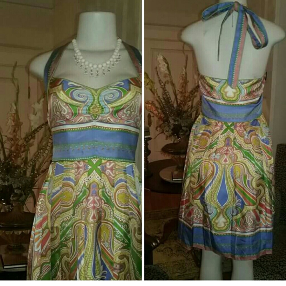 Nicole Miller Stunning silk dress