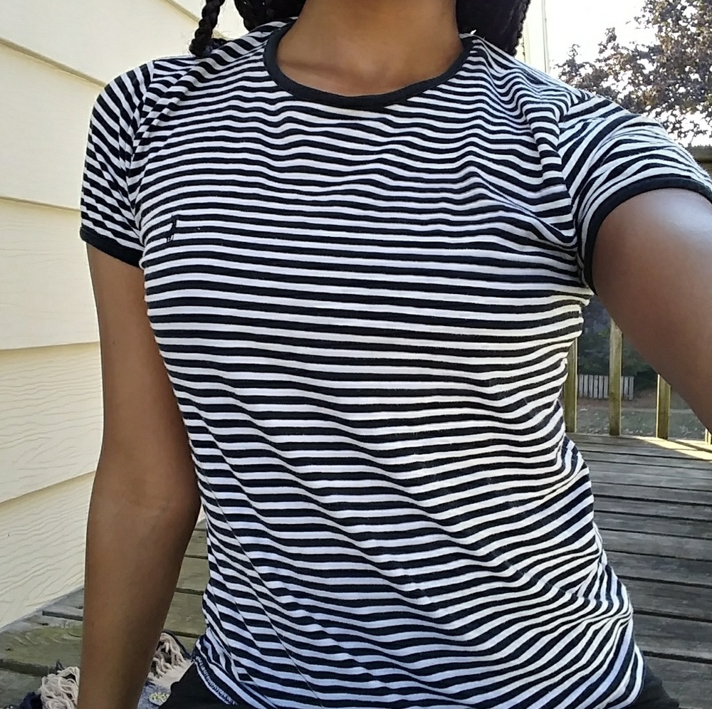 Striped ralph lauren sport tee