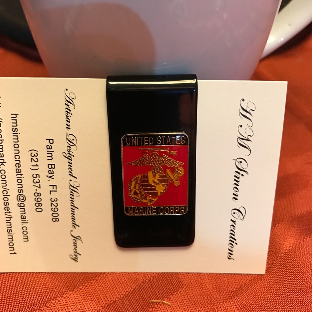 Marine Corps Stainless Steel Money Clip A-9-30