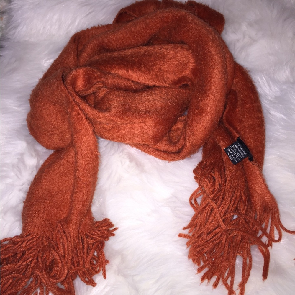 🌸 🌸 Furry fleece scarf