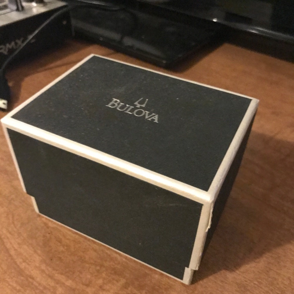 Bulova Men's black and silver watch - Picture 4 of 6