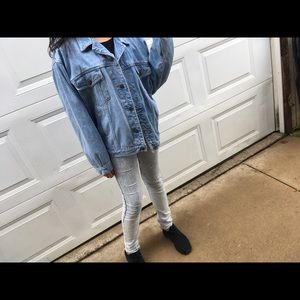 A jean jacket for sale! Only wore maybe once?