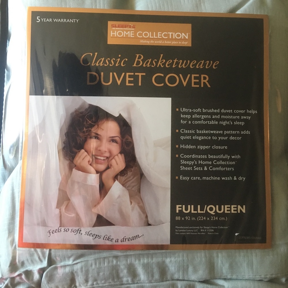 NWT Sleepy's Home Collection Duvet Cover