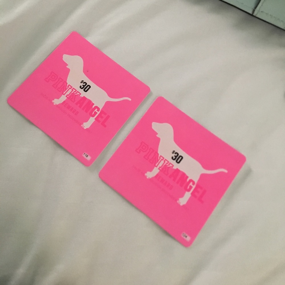 P I N K G I F T C A R D S s elling for 15 off !!