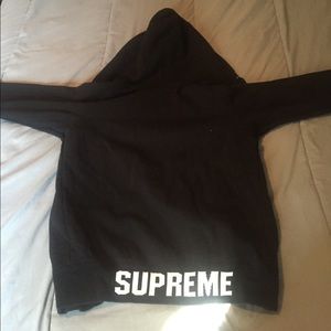 Supreme hoodie black