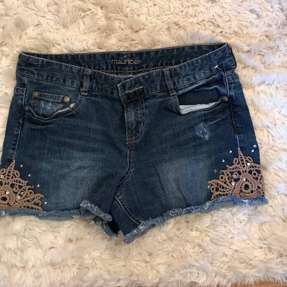 Maurice's Jean shorts