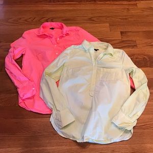BUNDLE!! Two JCrew PopOver Tops!