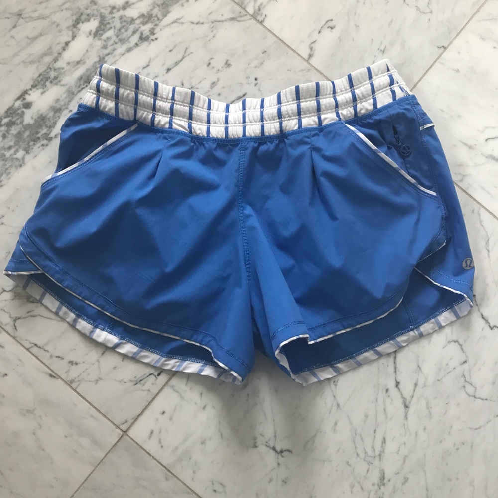 Lululemon shorts, size 8 blue