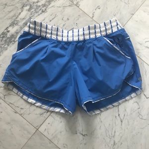 Lululemon shorts, size 8 blue