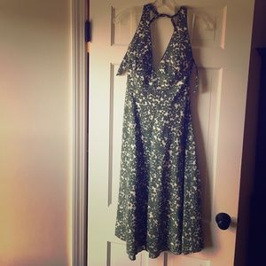 Jcrew summer a-line halter dress size 8