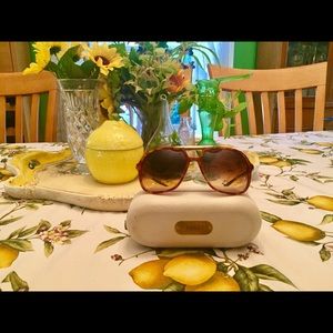 Chloe authentic brown and silver sunglasses Chloe authentic brown and silver sunglasses