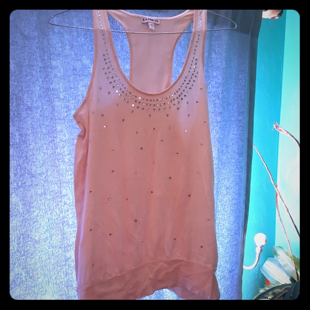 Express scoop neck muscle tank