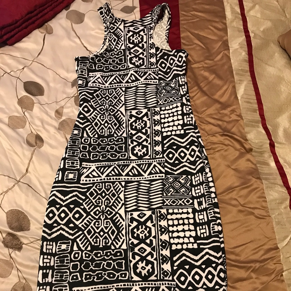 Printed midi dress