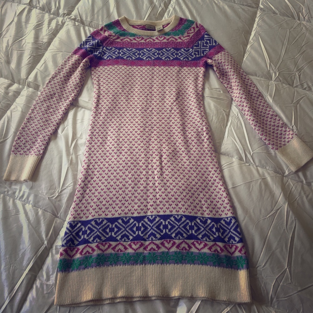 LL Bean sweater dress