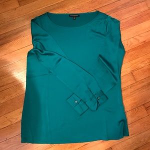 Long Sleeve Fold Cuff Shirt