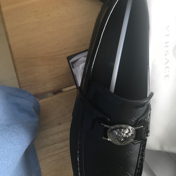 Black Men\'s Versace Shoes