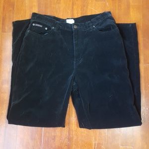 Calvin Klein Bl Velvet Pants-size 14