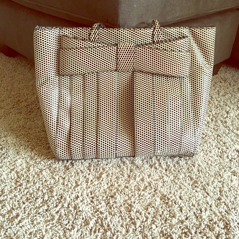 FLASH SALE Zac Posen Polka Dot Bow Purse