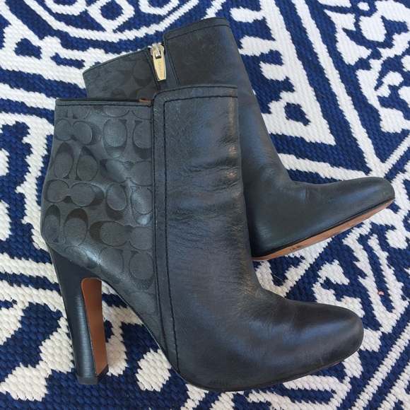 Coach Shoes - Coach Hanni Leather Boots A4159