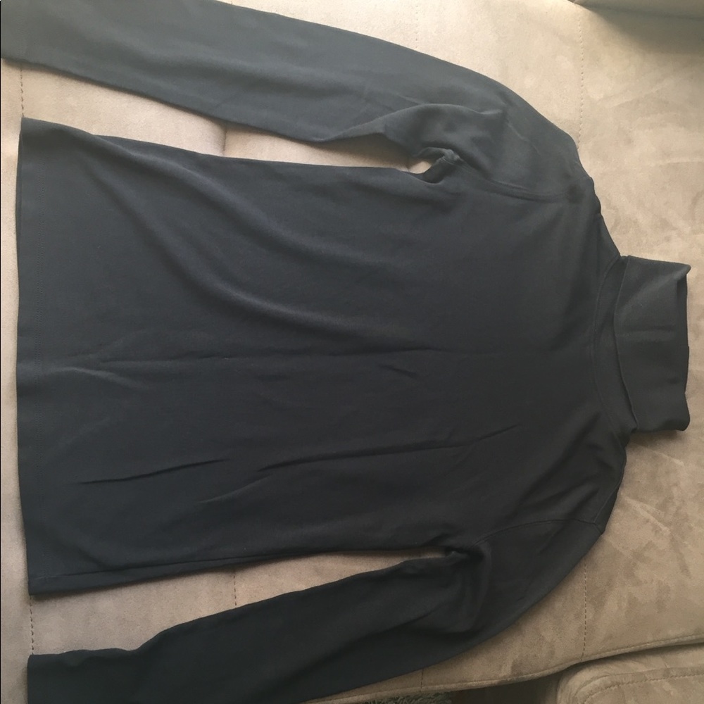 Basic black turtleneck top