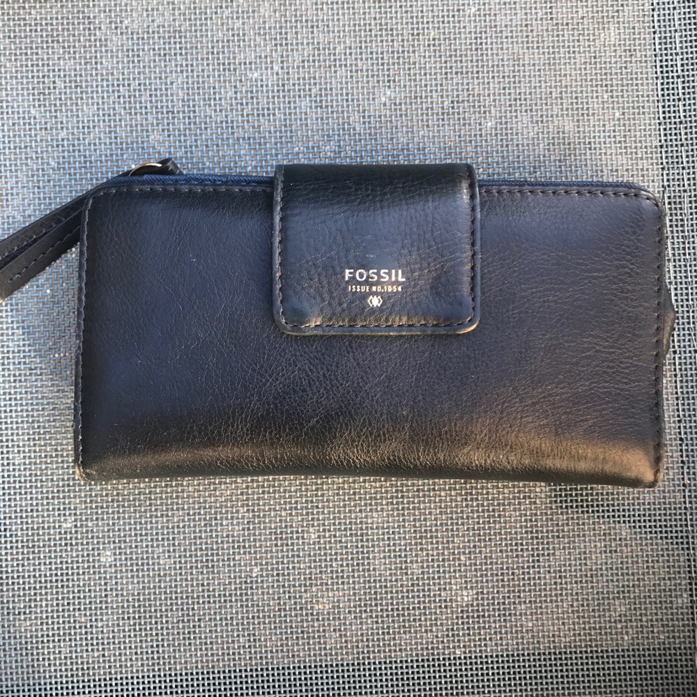 Navy Blue Fossil wallet