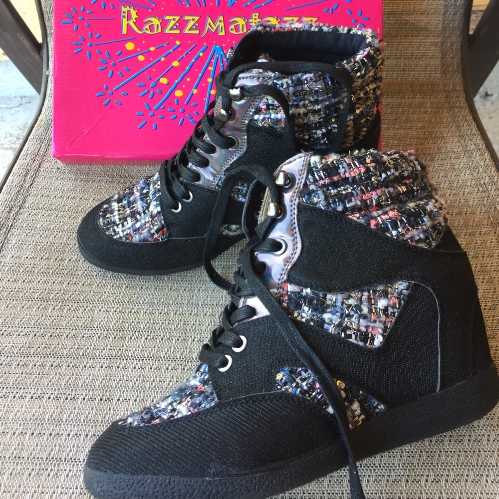 Ladies wedge sneakers!