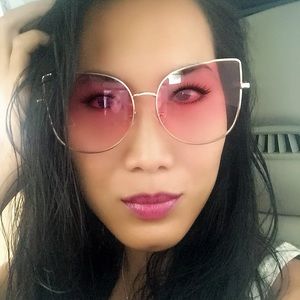 Pink Cat Eye Sunglasses Pink Cat Eye Sunglasses