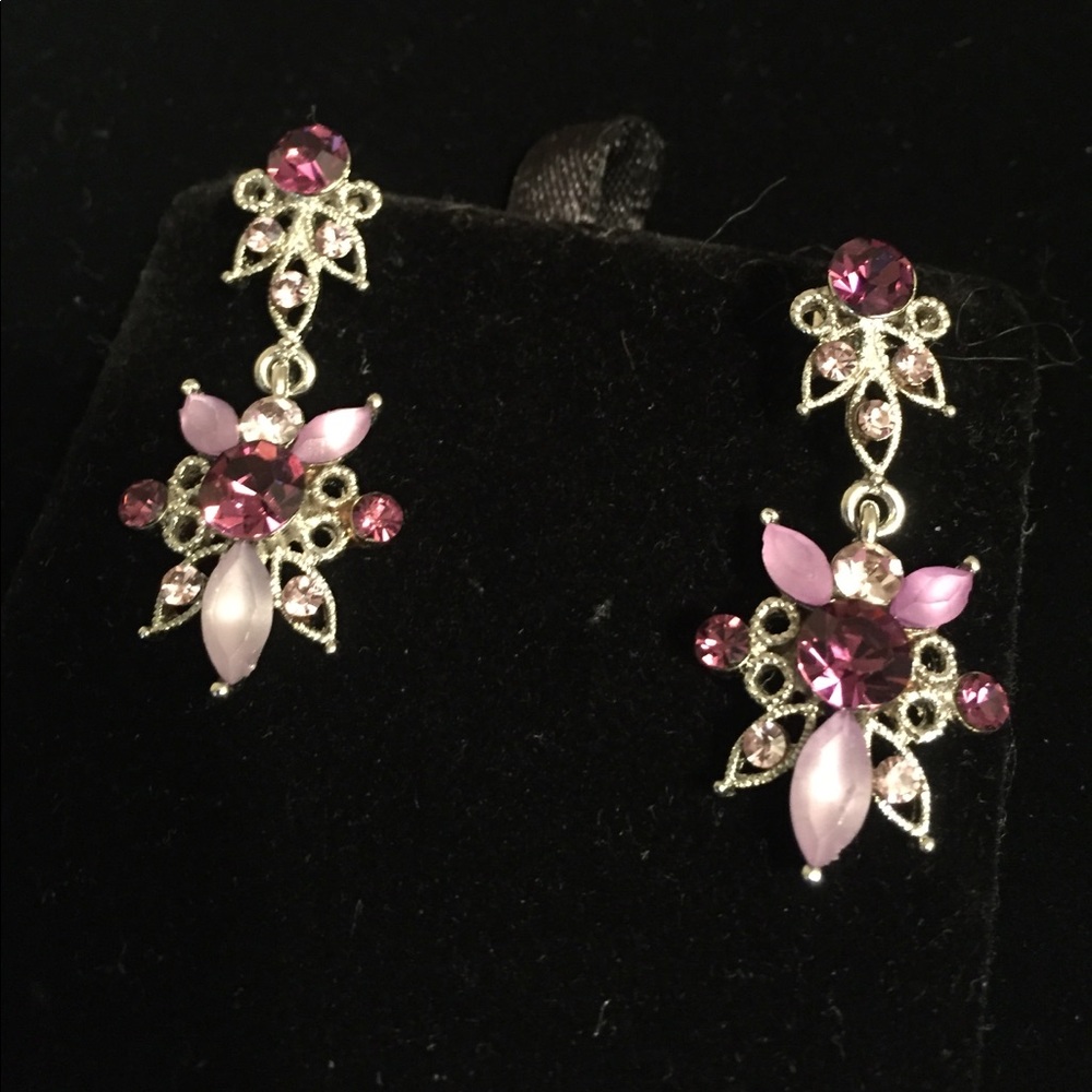 Crystal drop earrings