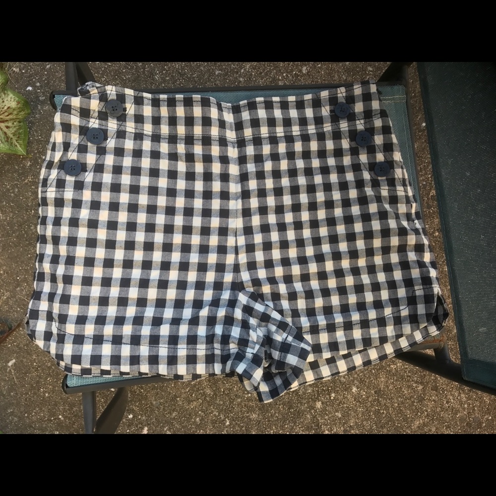 Blue and white LOFT shorts