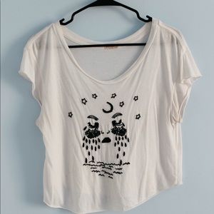 Embroidered Crop Top