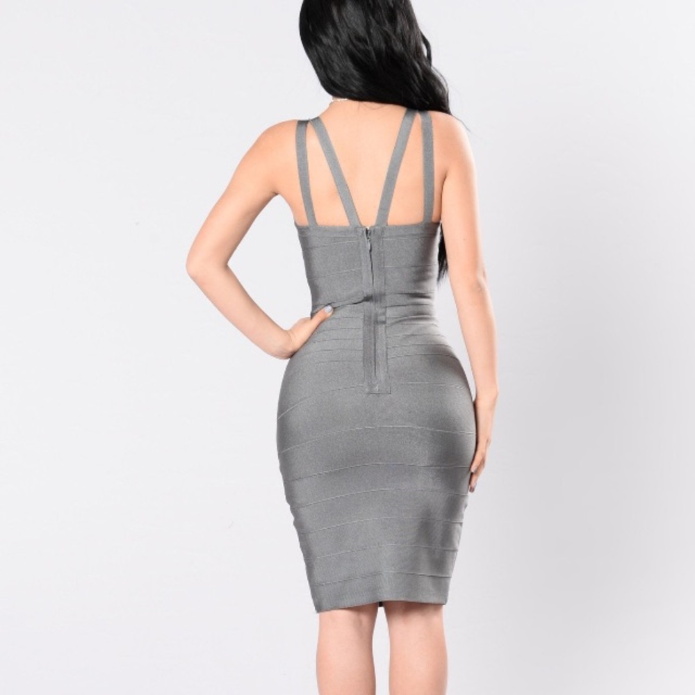 Grey Bondage Dress