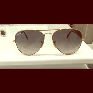 Rayban Unisex Gold Aviator, Authentic Rayban Unisex Gold Aviator, Authentic