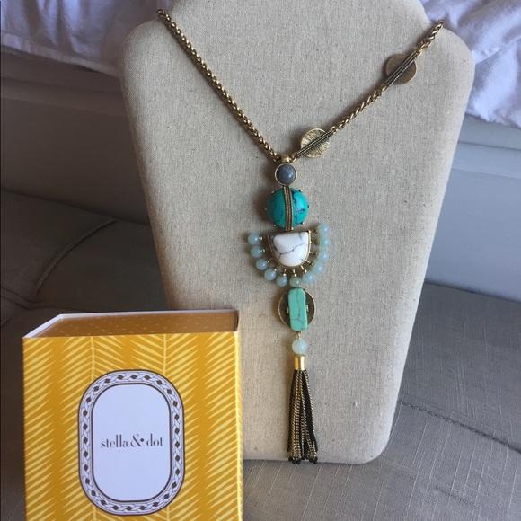 Stella & Dot Totem Tassel Necklace - Picture 1 of 6